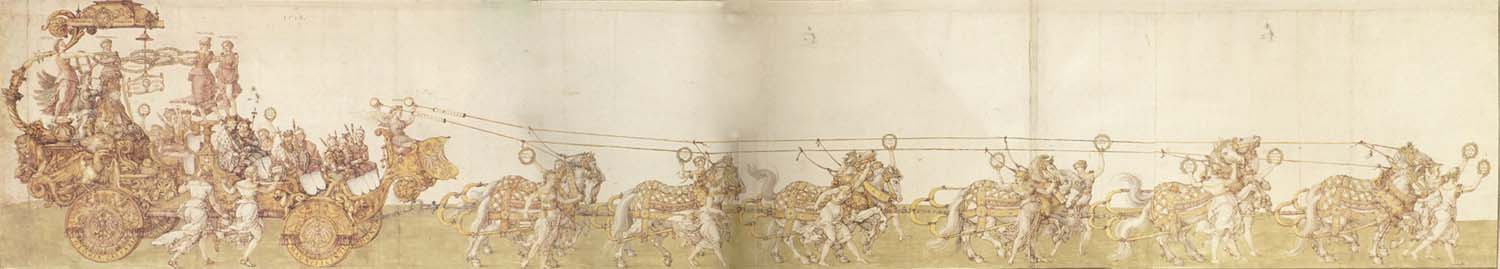 Design for the Great triuphal Chariot of Emperor Maximilian i